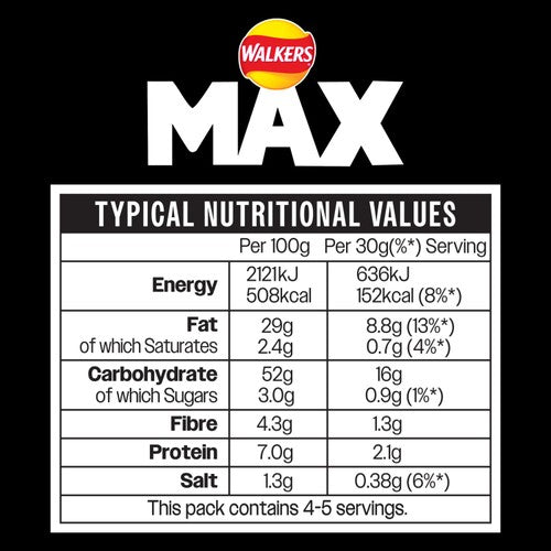 Walkers Hot Chicken Wings Crisps 140g (British brand)
