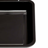 M&S 3 Pack Vitreous Enamel Roaster Set, One Size, Silver