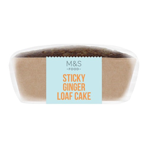 M&S Sticky Ginger Loaf 260 grams weight, imported from the UK