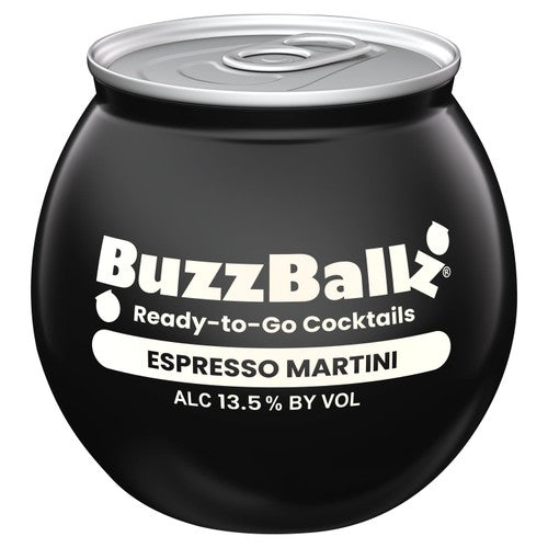 BuzzBallz Espresso Martini cocktail, UK version