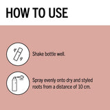 Schwarzkopf dark brown root retoucher spray 120ml (British brand)