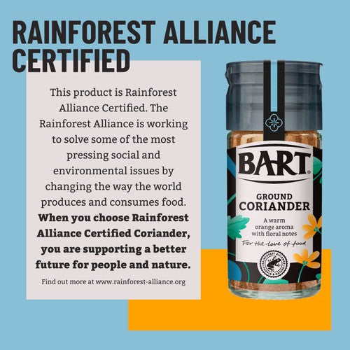 Bart Ground Coriander spice 30g jar - British product