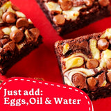 Betty Crocker triple chocolate chunk brownie mix 415g - British product
