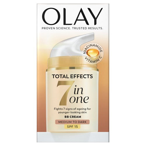 Olay Total Effects BB Cream Medium 50ml, imported from the UK