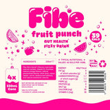 Fibe fruit punch drink 4 x 250ml cans - British product