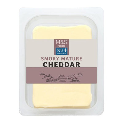 M&S M&S Smoky Mature Cheddar Cheese 200g- Buy online at McGrocer