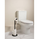 Addis Free Standing Toilet Roll Holder Black - British product