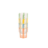 Summerhouse Portofino stripe picnic tumblers set of 4 - British product