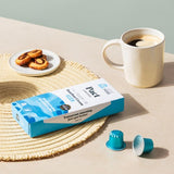 Pact Bourbon Cream Decaf coffee pods 10s, imported from the UK