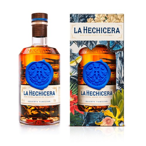 La Hechicera Colombian rum 70cl, UK version