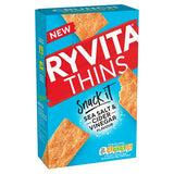 Ryvita Snack It Thins Sea Salt  Cider Vinegar Flatbread Snacks