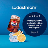 SodaStream Pepsi Max cola syrup 440ml (British brand)
