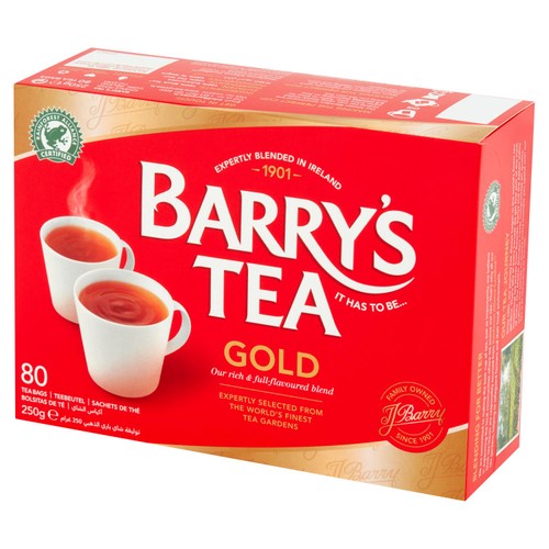 Barry's Gold Blend tea bags 80 pack - British product
