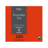 M&S Fairtrade Everyday tea bags 160 pack, imported from the UK