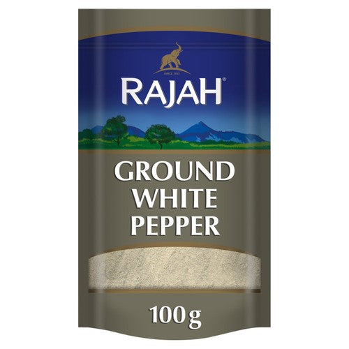 Rajah ground white pepper 100g, imported from the UK