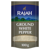 Rajah ground white pepper 100g, imported from the UK