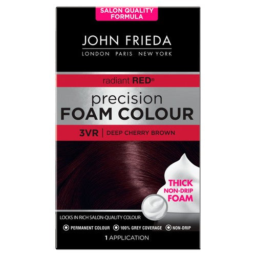 John Frieda hair dye Deep Cherry Brown 3VR, UK version