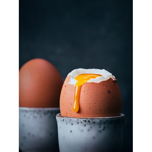 M&S free range mixed size eggs 6 pack, imported from the UK