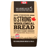 Marriage's Very Strong Canadian Wholemeal Flour 1.5kg, imported from the UK