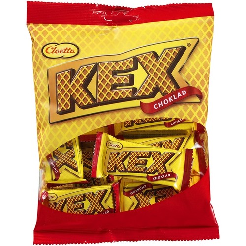 Cloetta Kex Choklad chocolate filled mini wafers 156g - British product