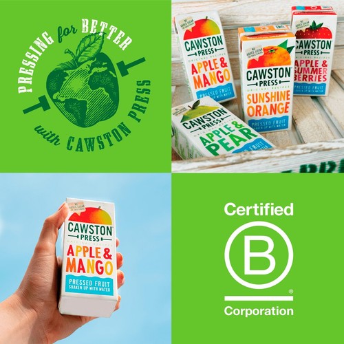 Cawston Press apple and mango juice drink, 3x200ml - British product