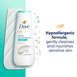 Dove Hypoallergenic Advanced Care Body Wash Shower Gel Fragrance Free