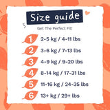 Pura Size 1 newborn nappies, imported from the UK