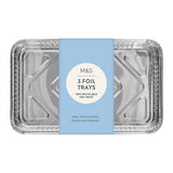 M&S foil baking trays 3 per pack, imported from the UK