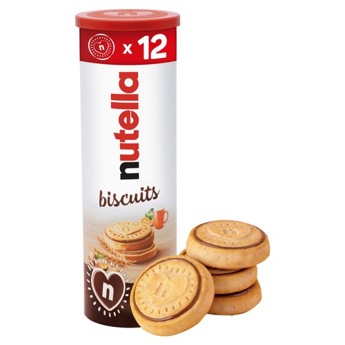 Nutella chocolate & hazelnut biscuit tube 166g, imported from the UK