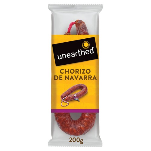 Unearthed Rich & Spicy Chorizo Ring 200g (British brand)