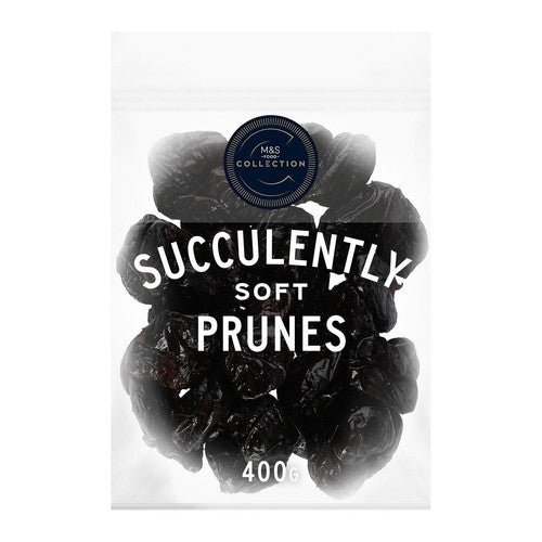 M&S soft prunes 400g, imported from the UK