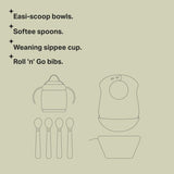 Tommee Tippee baby weaning starter kit (British brand)