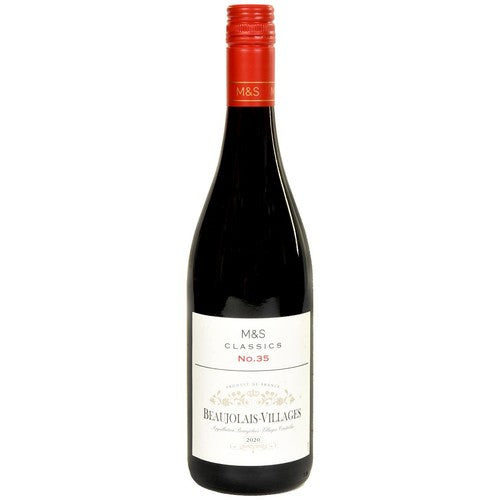 M&S Beaujolais-Villages red wine 75cl, imported from the UK