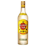 Havana Club 3 Year Old white rum 70cl, imported from the UK