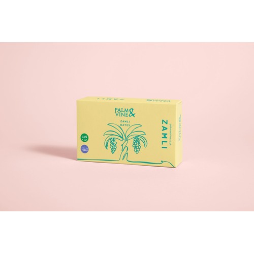 Palm & Vine Zamli Dates box, UK version