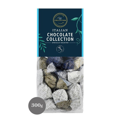 M&S Italian chocolate assortment 300g, imported from the UK