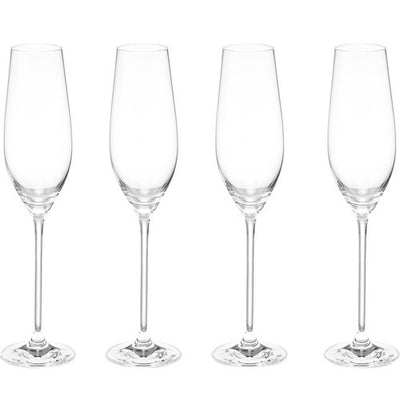M&S M&S Maxim Crystal Champagne Flutes Set 4-Pack- Buy online at McGrocer