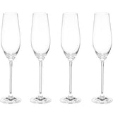 M&S Maxim Crystal champagne flutes 4-pack, imported from the UK