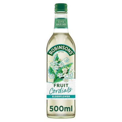 M&S Robinsons Fruit Cordials Elderflower Cordial 500ml- Buy online at McGrocer