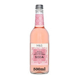 M&S Strawberry Mint and Cucumber Soda 500ml, imported from the UK