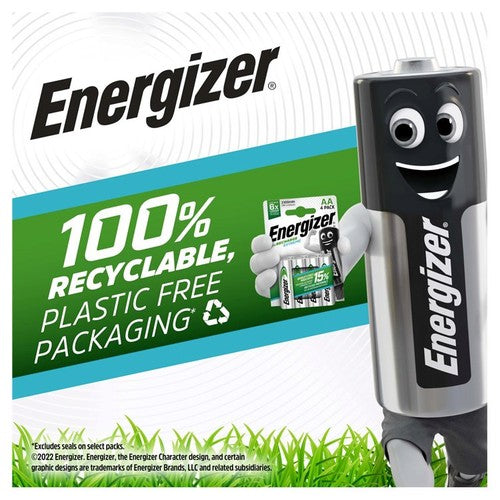 Energizer Extreme AA rechargeable batteries 4-pack - British product