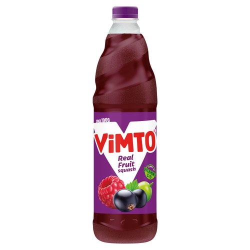 Vimto Mixed Fruit Squash Concentrate 1L (British brand)