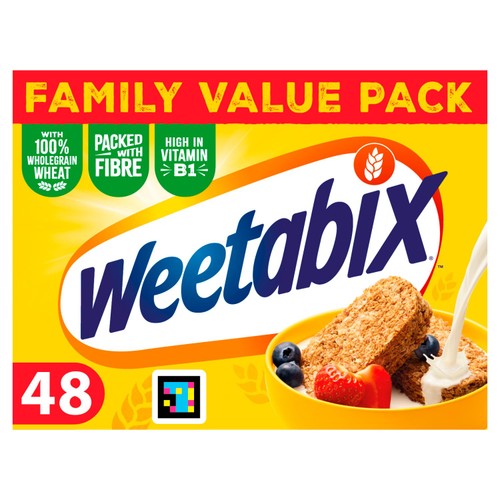 Weetabix Original Whole Wheat Cereal 48 Biscuits (British brand)
