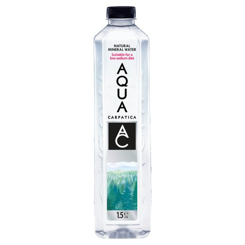 Aqua Carpatica Still Mineral Water Low Sodium 6 x 1.5L - British product