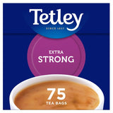 Tetley extra strong tea bags 75 pack (British brand)