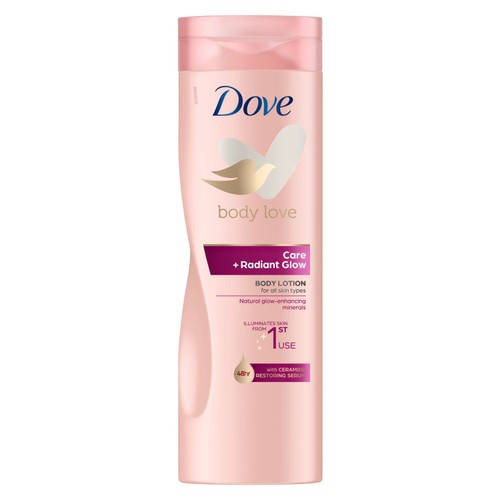 Dove Radiant Glow body lotion - British product