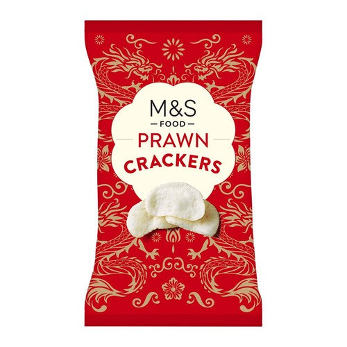 M&S prawn crackers 50g, imported from the UK