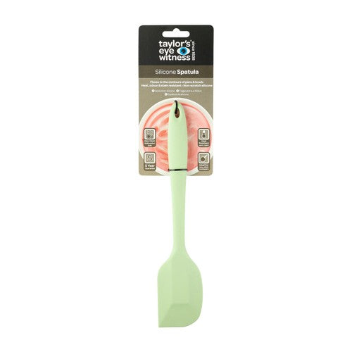 Taylors Eye Witness green silicone spatula (British brand)