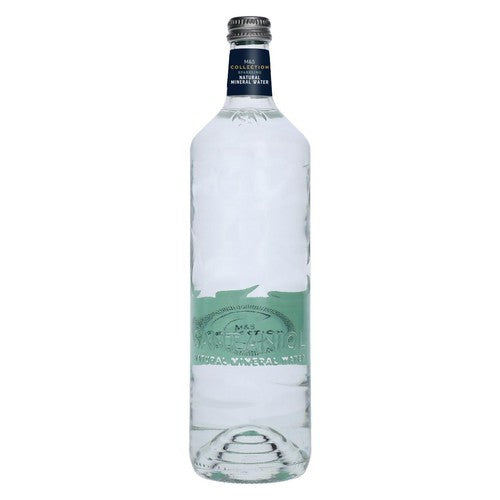 M&S sparkling natural mineral water 750ml, imported from the UK