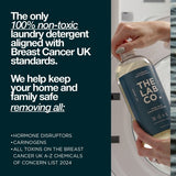 The Lab Co. fragrance free non-bio laundry detergent 1L (British brand)